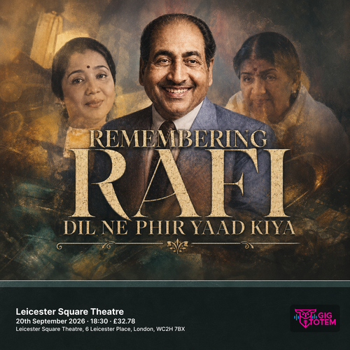 Remembering Rafi - Dil Ne Phir Yaad Kiya : London at Leicester Square Theatre on 20 September 2026 gig poster