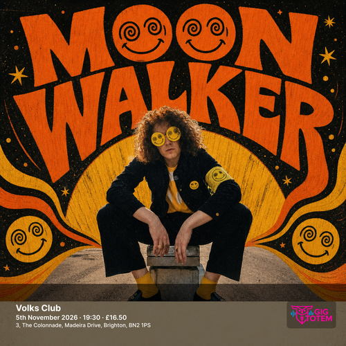 Moon Walker at Volks Club on 5 November 2026 gig poster