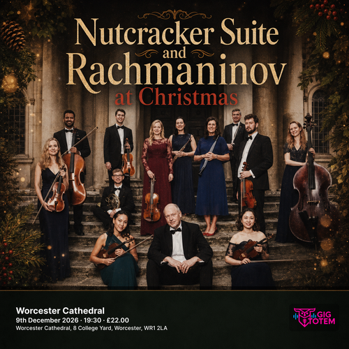 Nutcracker Suite and Rachmaninov at Christmas at Worcester Cathedral on 9 December 2026 gig poster