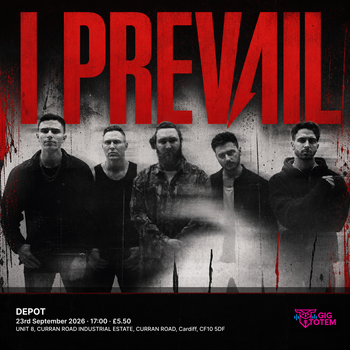 I Prevail Gore. at DEPOT on 23 September 2026 gig poster