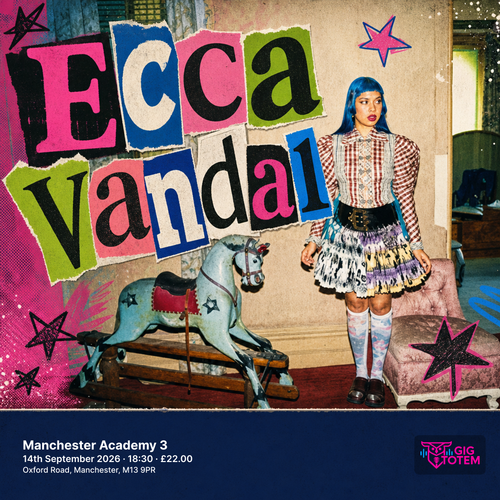 Ecca Vandal at Manchester Academy 3 on 14 September 2026 gig poster