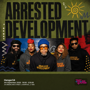 Arrested Development at Hangar34 on 5 September 2026 gig poster
