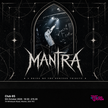 Mantra - A Bring me The Horizon tribute at Club 85 on 9 October 2026 gig poster