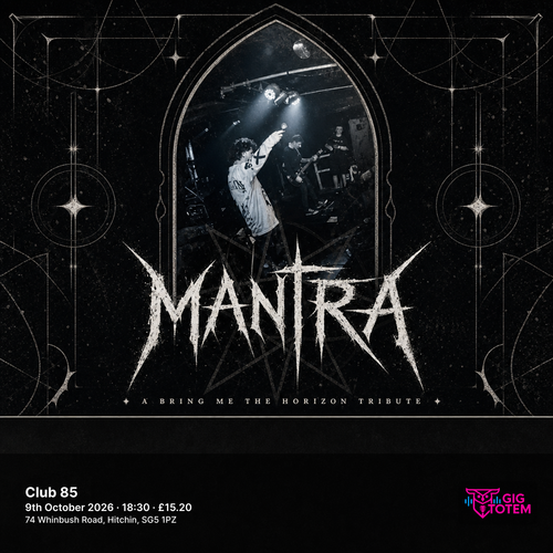 Mantra - A Bring me The Horizon tribute at Club 85 on 9 October 2026 gig poster