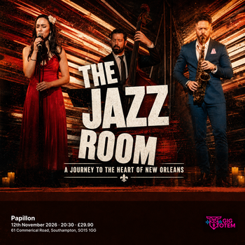 THEJAZZROOM: A JOURNEY TO THE HEART OF NEW ORLEANS at Papillon on 12 November 2026 gig poster