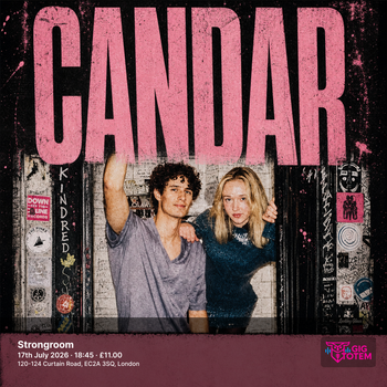 Candar Candar. at Strongroom Bar on 17 July 2026 gig poster