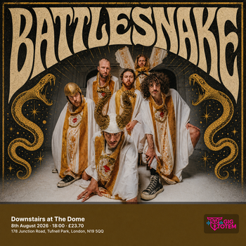 Battlesnake Knives at Downstairs at The Dome on 8 August 2026 gig poster