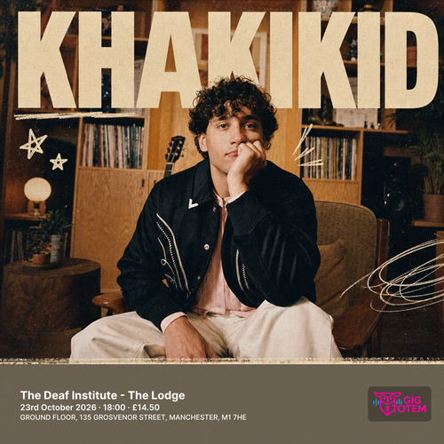 KHAKIKID Khaki Kid at The Deaf Institute on 23 October 2026 gig poster