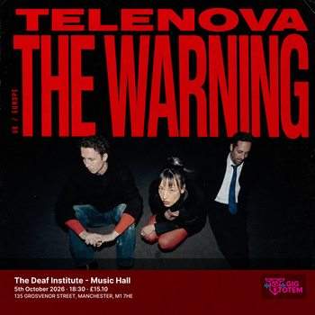 Telenova at The Deaf Institute on 5 October 2026 gig poster