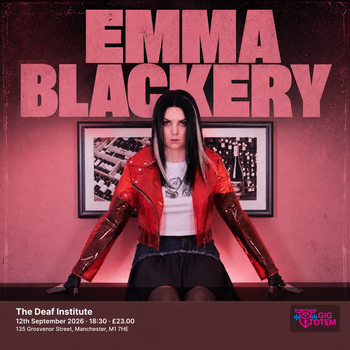 Emma Blackery at The Deaf Institute on 12 September 2026 gig poster