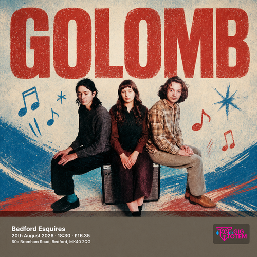 golomb at Esquires on 20 August 2026 gig poster