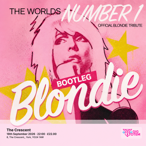 Bootleg Blondie at The Crescent on 18 September 2026 gig poster
