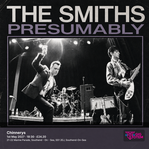 The Smiths Presumably at Chinnerys on 1 May 2027 gig poster