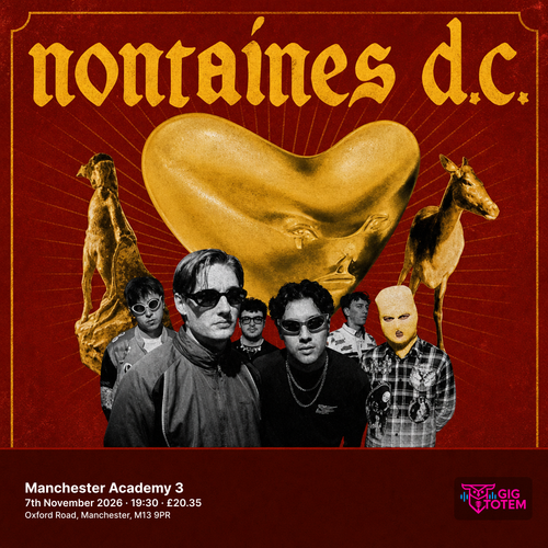 nontaines d.c. at MANCHESTER ACADEMY 3 on 7 November 2026 gig poster