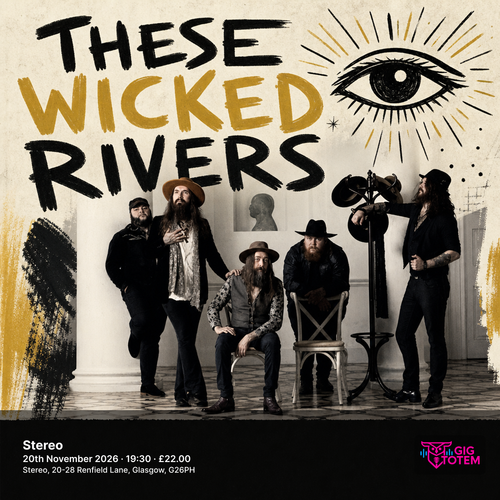 These Wicked Rivers at Stereo on 20 November 2026 gig poster
