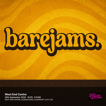 BARE JAMS at West End Centre on 26 September 2026 gig poster