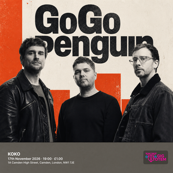 GoGo Penguin at KOKO on 17 November 2026 gig poster