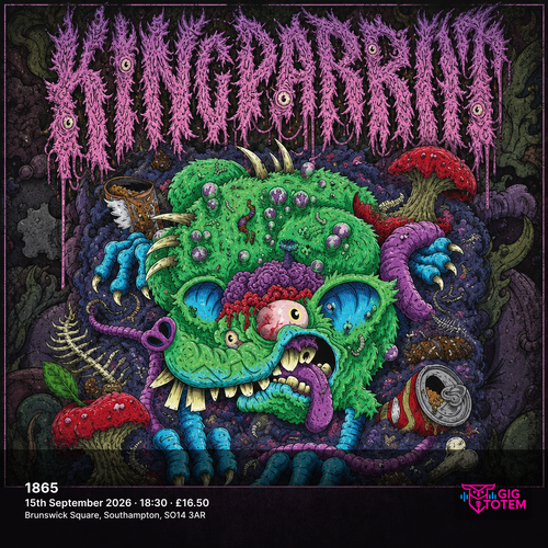 King Parrot at 1865 on 15 September 2026 gig poster