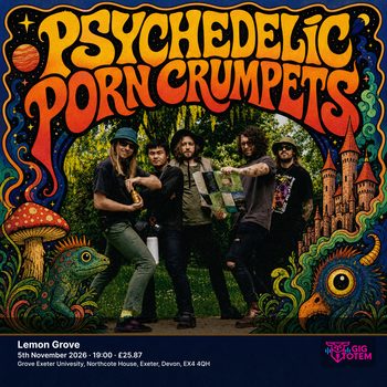 Psychedelic Porn Crumpets at Lemon Grove on 5 November 2026 gig poster