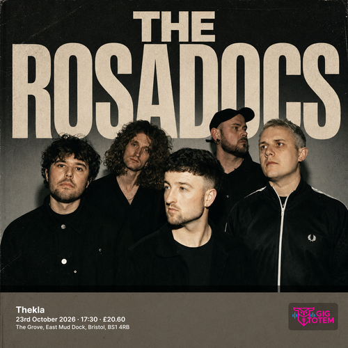The Rosadocs at Thekla on 23 October 2026 gig poster