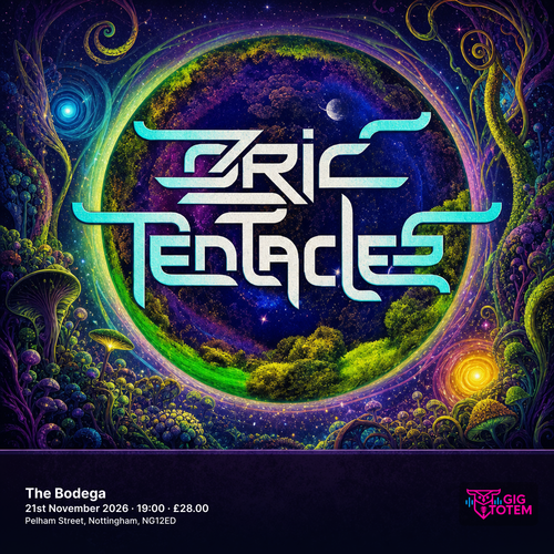 Ozric Tentacles Filter Sequence at The Bodega on 21 November 2026 gig poster