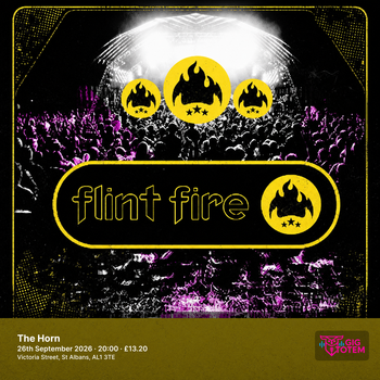 FLINT FIRE at The Horn on 26 September 2026 gig poster