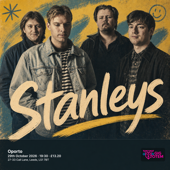 Stanleys at Oporto on 29 October 2026 gig poster