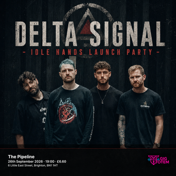 DELTA SIGNAL - IDLE HANDS LAUNCH PARTY at The Pipeline on 26 September 2026 gig poster