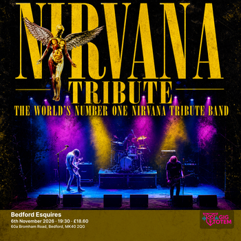 Nirvana Tribute at Esquires on 6 November 2026 gig poster