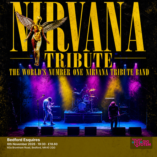 Nirvana Tribute at Esquires on 6 November 2026 gig poster