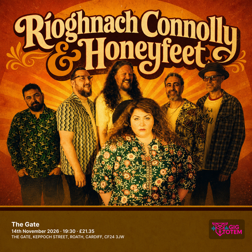 Ríoghnach Connolly & Honeyfeet at The Gate on 14 November 2026 gig poster