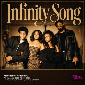 Infinity Song at Academy 2 on 7 November 2026 gig poster