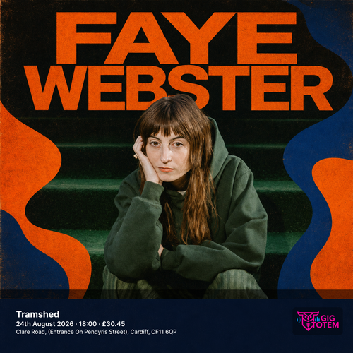 Faye Webster at Tramshed on 24 August 2026 gig poster