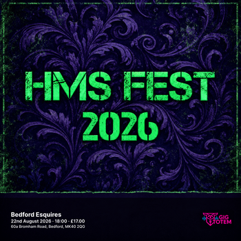 HMS Festival 2026 at Esquires on 22 August 2026 gig poster