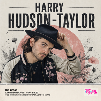 Harry Hudson Taylor Harry Hudson-Taylor at The Grace on 20 November 2026 gig poster