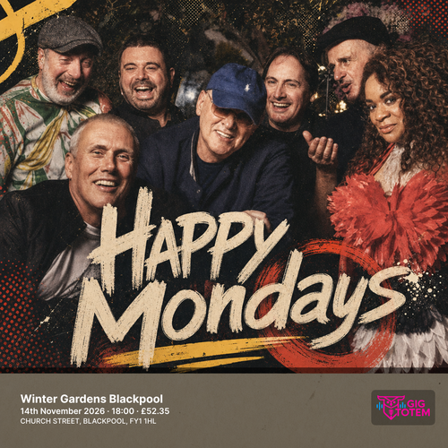 Happy Mondays at Winter Gardens Blackpool on 14 November 2026 gig poster