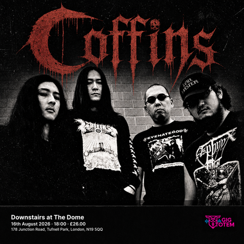 Coffins Skumhammer, The Coffins at Downstairs at The Dome on 16 August 2026 gig poster