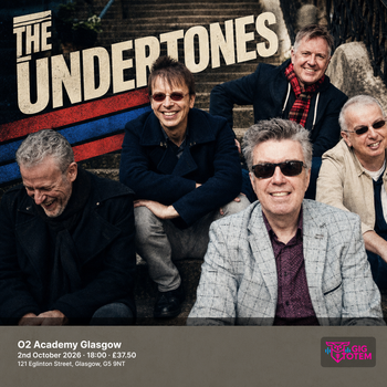 The Undertones Skids at O2 Academy Glasgow on 2 October 2026 gig poster