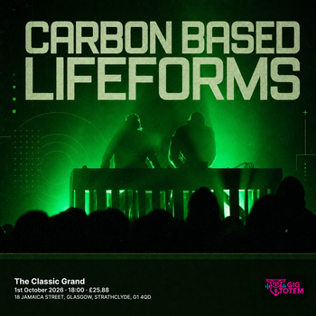 Carbon Based Lifeforms at The Classic Grand on 1 October 2026 gig poster
