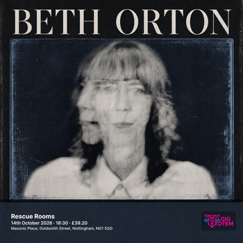 Beth Orton at Rescue Rooms on 14 October 2026 gig poster