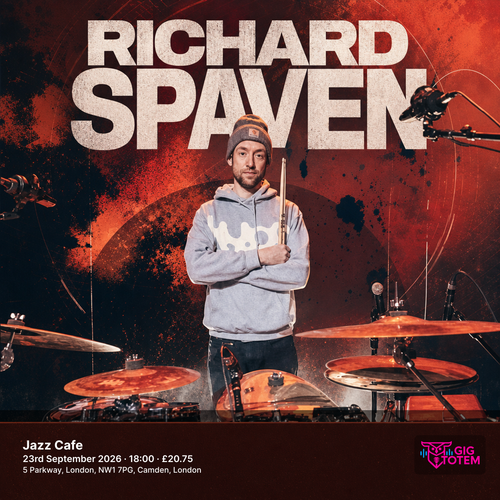 Richard Spaven at Jazz Cafe on 23 September 2026 gig poster