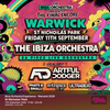 Ibiza Orchestra Experience - Warwick 2026 Baby D, The Artful Dodger gig poster