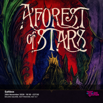 A Forest Of Stars at Saltbox on 28 November 2026 gig poster