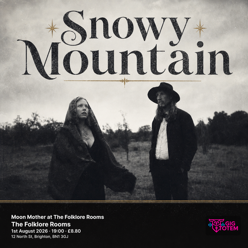 Moon Mother at The Folklore Rooms Snowy Mountain, Sairie at The Folklore Rooms on 1 August 2026 gig poster