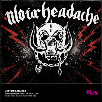 Motorheadache at Esquires on 29 December 2026 gig poster