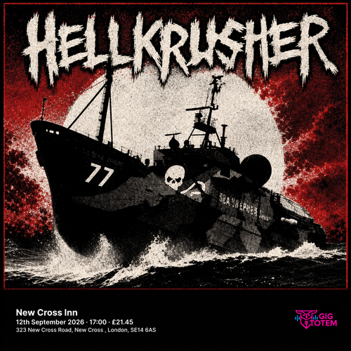 Hellkrusher at New Cross Inn on 12 September 2026 gig poster