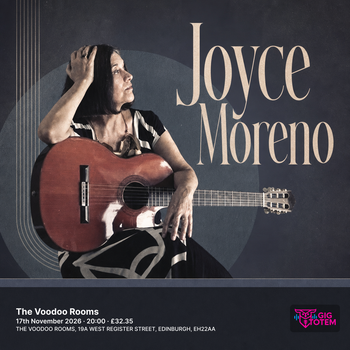 Joyce Moreno at The Voodoo Rooms on 17 November 2026 gig poster