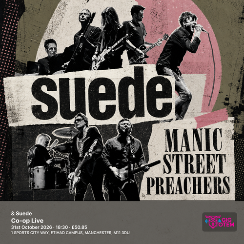 Manic Street Preachers & Suede Suede, Manic Street Preachers at Co-op Live on 31 October 2026 gig poster
