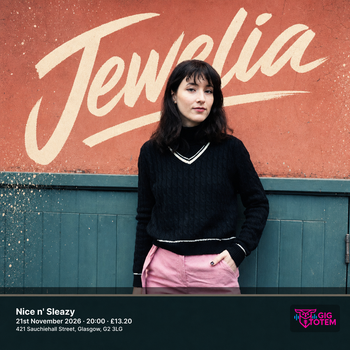 Jewelia at Nice n' Sleazy on 21 November 2026 gig poster