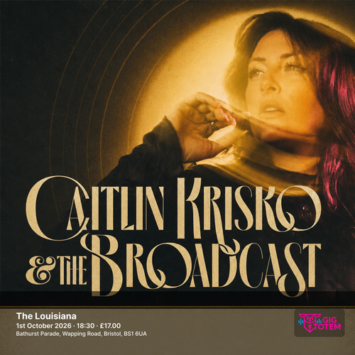 Caitlin Krisko And The Broadcast at The Louisiana on 1 October 2026 gig poster